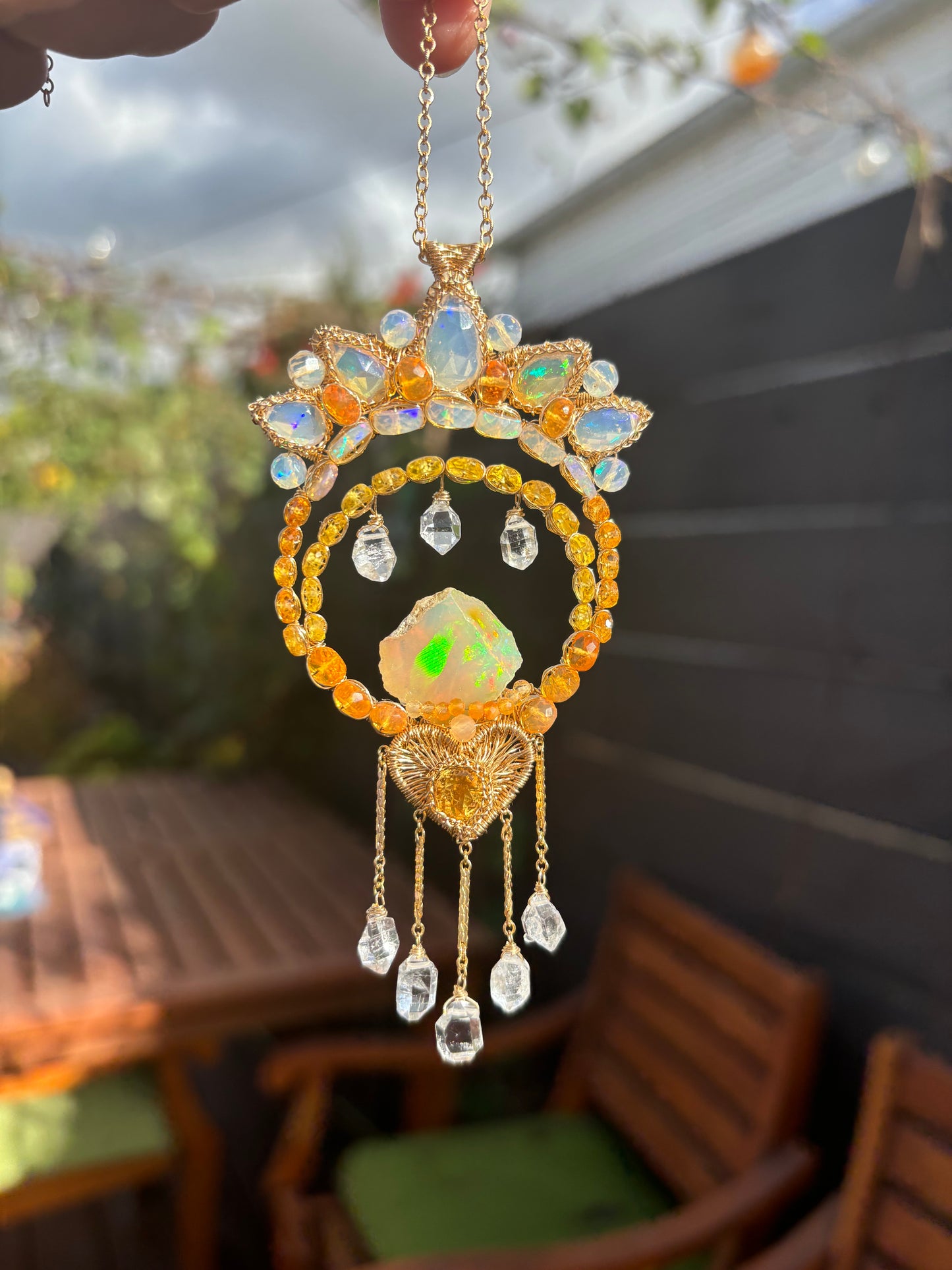 Sunlit Opal Lotus