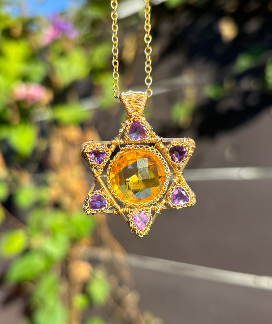 Amethyst and Citrine