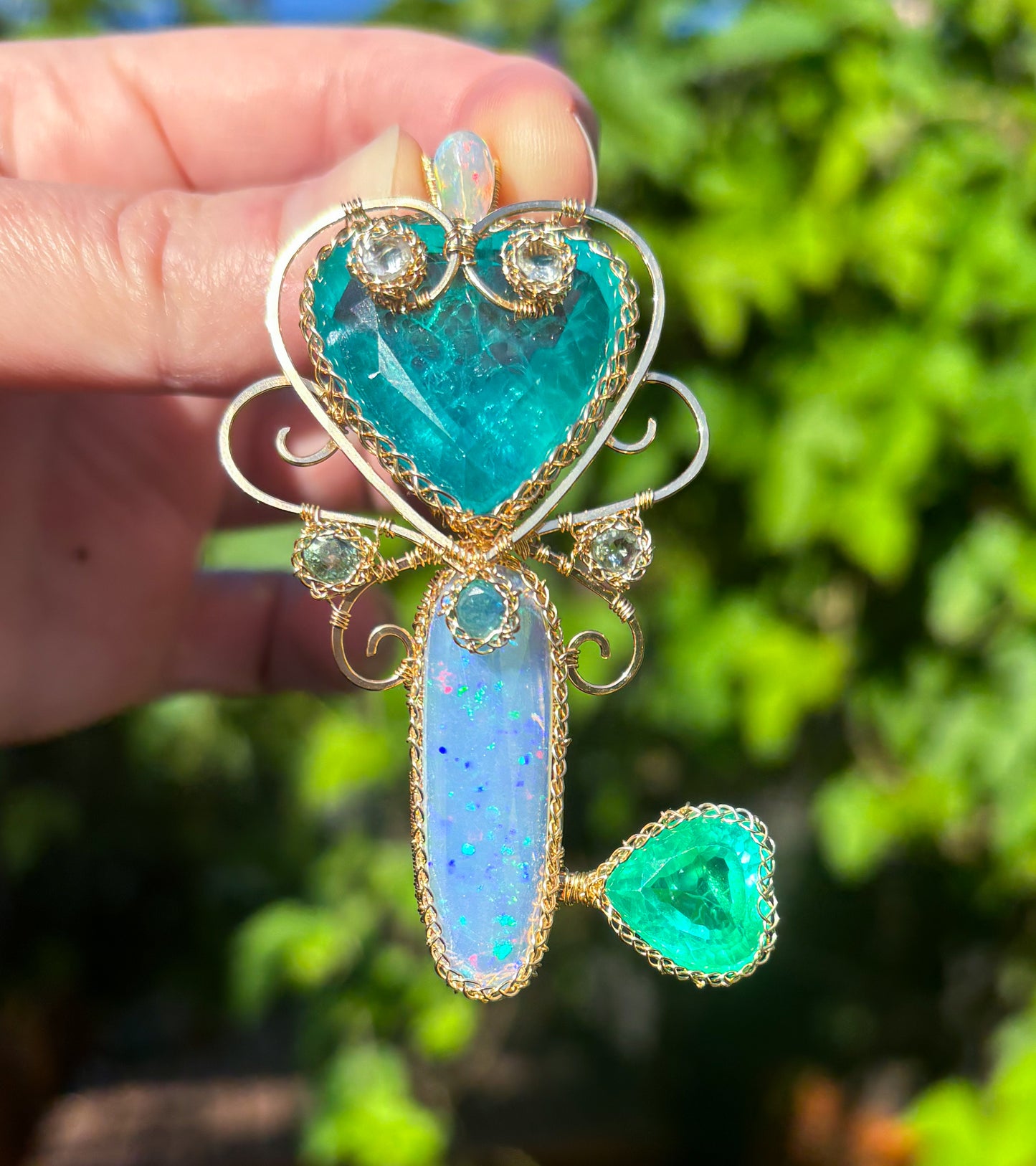Heart Key Pendant